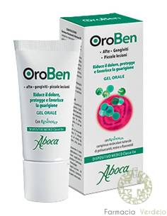 OROBEN GEL 15 ML Cura aftas, gengivite e pequenas lesões...