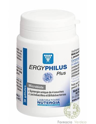 ERGYPHILUS PLUS 30 CAPSULAS NUTERGIA