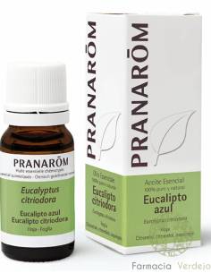 ÓLEO ESSENCIAL DE EUCALIPTO AZUL 10ML PRANAROM...