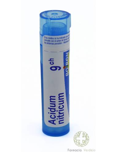 ACIDUM NITRICUM 9CH GRANULOS TUBO SIMPLE BOIRON Ayuda frente a verrugas, fisuras y aftas