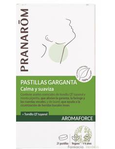 AROMAFORCE PRANAROM 21 PASTILHAS DE PASTA PARA GARGANTA....