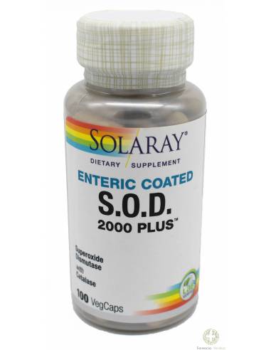 S.O.D 2000 PLUS 100 CAPS SOLARAY Protege contra a oxidação