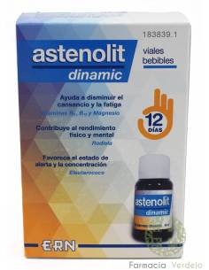 ASTENOLIT DINAMIC 12 VIALES POTÁVEL Ajuda a adaptar-se ao...