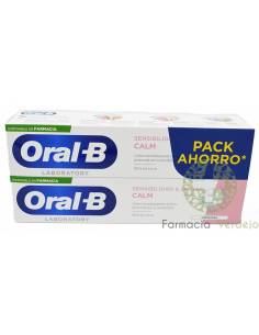 ORAL-B SENSIBILIDAD Y ENCIAS CALM 2 TUBOS 100 ML PACK...