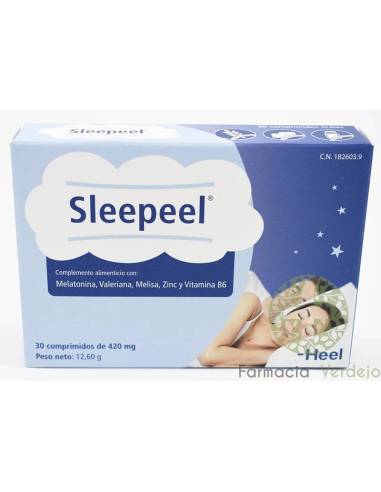 SLEEPEEL 30 COMPRIMIDOS HEEL Ayuda a conciliar y mejorar el sueño