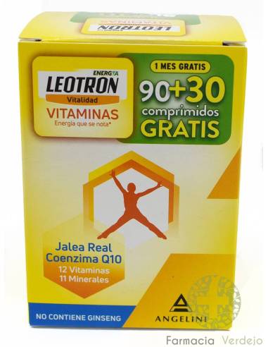 LEOTRON VITAMINAS  90 COMP Energía y vitalidad
