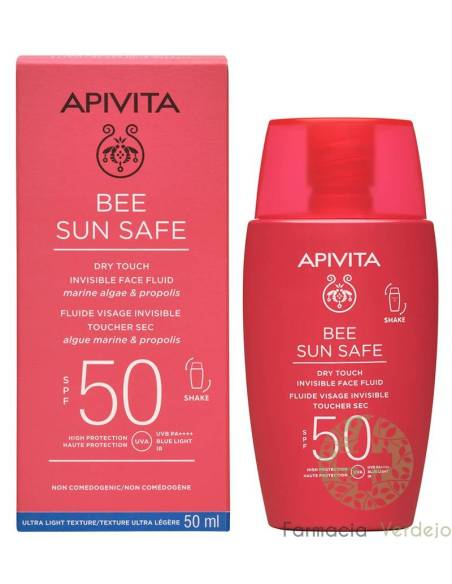 APIVITA BEE SUN SAFE DRY TOUCH 50 FPS TOQUE SECO 50 ML