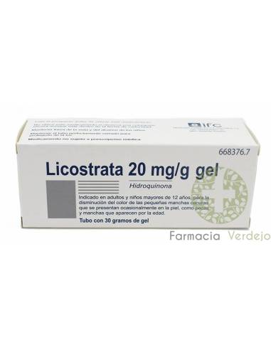LICOSTRATA 20 mg/g GEL CUTANEO 1 TUBO 30 g