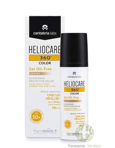 HELIOCARE 360º SPF 50+ COLOR BRONZE GEL OIL-FREE PROTEC