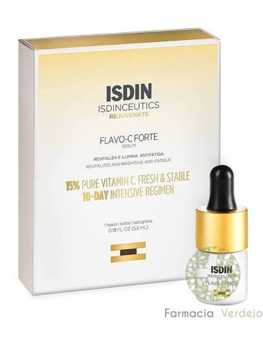 ISDINCEUTICS FLAVO-C FORTE SÉRUM BOTTLE 5,3ML Fotoultra Age Repair Gift 25ml