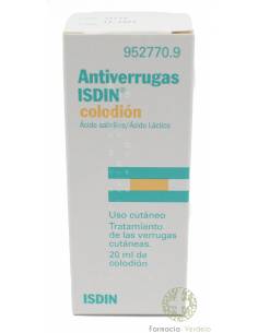 ANTI-VERRUGAS ISDIN COLÓDIO 20 ml Tratamento...