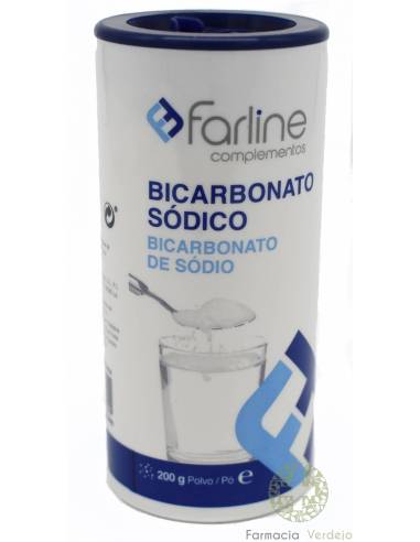 FARLINE BICARBONATO SODICO POLVO 200 G Para uso alimentario