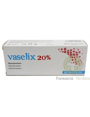 VASELIX 20% SALICILICO  60 ML Reduce la hiperqueratosis