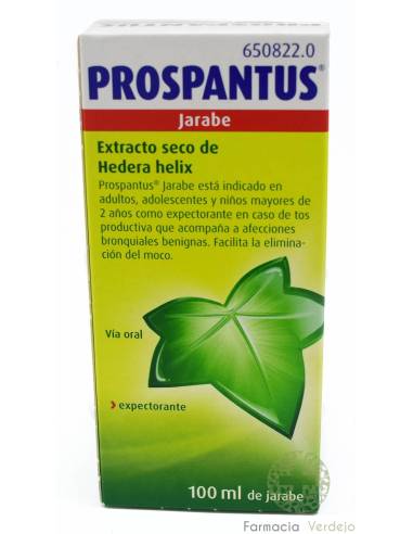 PROSPANTUS SYRUP 100 ml Ajuda a tossir e limpar o muco brônquico