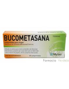 BUCOMETASANA 20 COMPRIMIDOS PARA CHUPAR Alivio de las...