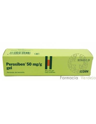 PEROXIBEN 50 mg/g SKIN GEL 1 TUBE 30 g TRATAMENTO DA ACNE