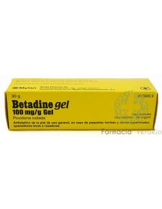 BETADINE 100 mg/g GEL PARA A PELE 30 g
