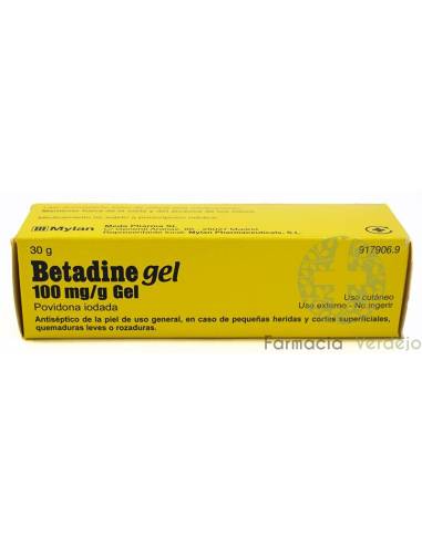 BETADINE 100 mg/g SKIN GEL 1 TUBO 30 g