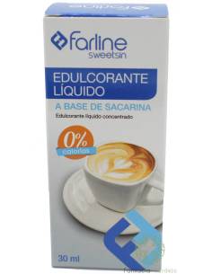EDULCORANTE LIQUIDO SWEETSIN 30 ML FARLINE Endulzante a...