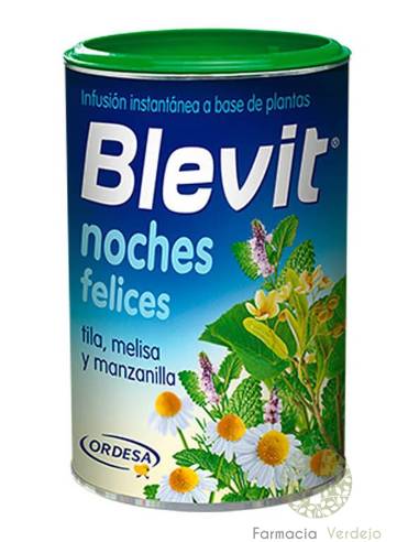 BLEVIT NOCHES FELICES 1 BOTE 150 G Infusión instantánea para ayudar a dormir