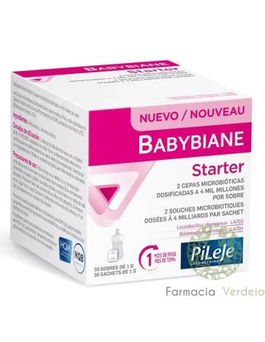 BABYBIANE STARTER 30 SOBRES PILEJE Primeros probióticos para bebé
