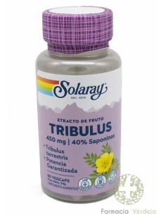 TRIBULUS SOLARAY 60 CAPS VEGETALES Mejora el rendimiento...