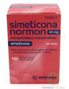 NORAFLAT 40 mg 100 COMPRIMIDOS MASTIGÁVEIS