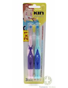 KIN ESCOVA DE DENTES INFANTIL DUPLA