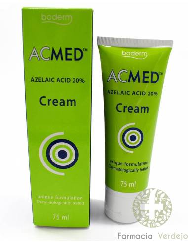ACMED CREAM 1 ENVASE 75 ML 20% ACIDO AZELAICO Mejora imperfecciones en pieles grasas