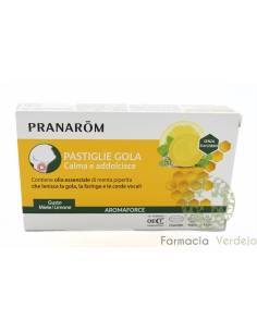 AROMAFORCE 24 PASTILHAS DE GARGANTA SEM AÇÚCAR MEL/LIMÃO...