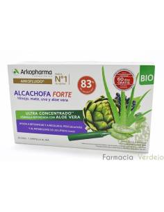 ALCACHOFA FORTE ARKOFLUIDO 15 ML 20 AMPOLLAS BEBIBLES...