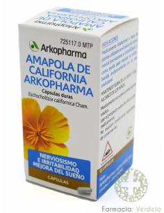 CALIFORNIA POPY ARKOPHARMA 300 mg 45 CÁPSULAS Acalma os...