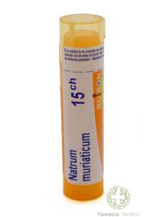 NATRUM MURIATICUM BOIRON C15 GLOBULOS 1 ENVASE 4 g