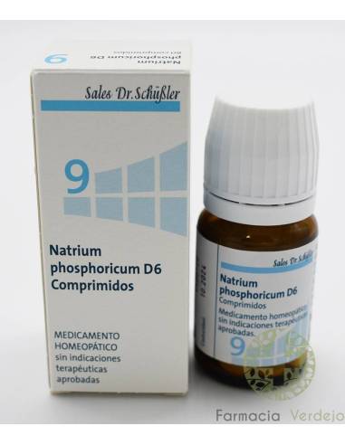 NATRIUM PHOSPHORICUM D6  Nº9 DHU SCHUSSLER Metabolismo