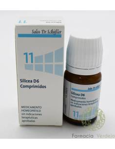 SILICEA D6 Nº11 DHU SCHUSSLER Regulación del colágeno,...