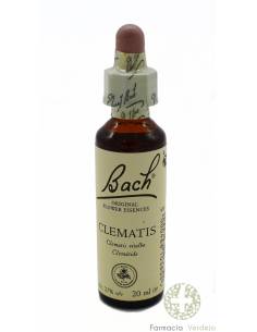 BACH CLEMATIS  (CLEMATIDE) BACH ORIGINAL 20 ML Cuando no...