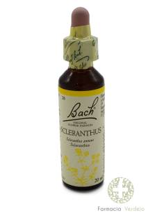 BACH SCLERANTHUS  (SCLERANTHUS) ORIGINAL 20ML Para la...