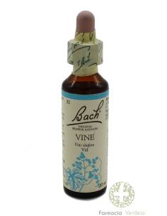 BACH VINE (VINE) ORIGINAL BACH DROPS 20ML Para temperar a...