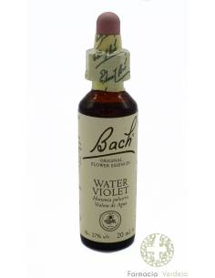 BACH WATER VIOLET  (VIOLETA DE AGUA) BACH ORIGINAL GOTAS...
