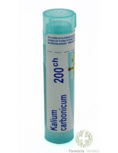 KALIUM CARBONICUM 200CH GRANULOS TUBO SIMPLE  BOIRON...
