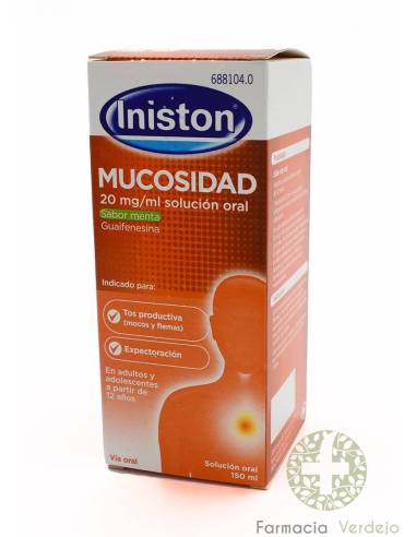 Iniston Mucosidad y Congestión 20 mg/ml + 6 mg/ml Jarabe 200 ml