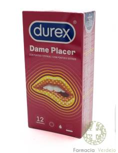 DUREX ME DÊ CAMISINHA PRAZER 12 PCS. Com pontos e estrias