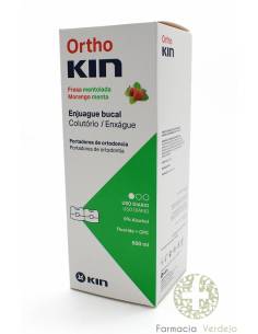 ORTHOKIN ENJUAGUE BUCAL  FRESA MENTOLADA 500 ML Higiene...