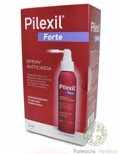 PILEXIL FORTE SPRAY ANTIQUEDA 120 ML Retarda a queda de cabelo e estimula o crescimento do cabelo