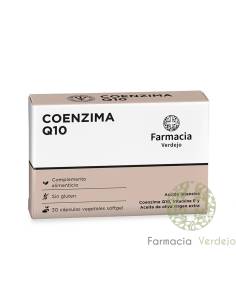 COENZIMA Q10 FARMACIA VERDEJO 30 CAPS Antioxidante y...