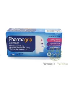 PHARMAGRIP CONGESTÃO E CORIZA, 14 CÁPSULAS