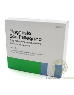MAGNESIA SAN PELLEGRINO 3,6 g 20 SOBRES Ayuda a tratar el...