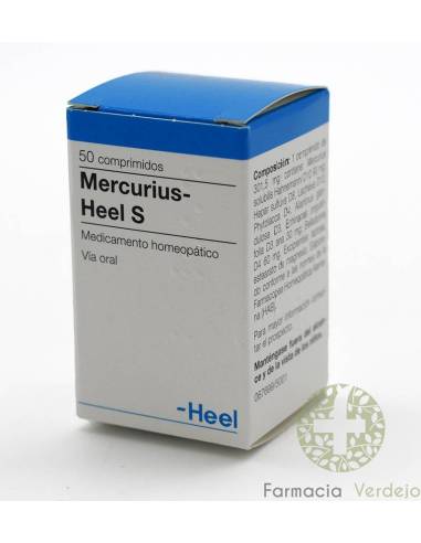MERCURIUS HEEL S COMPRIMIDOS Regulación en procesos supurativos