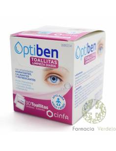 OPTIBEN 30 LENÇOS DE LIMPEZA DIÁRIA Hidrate, refresque e...