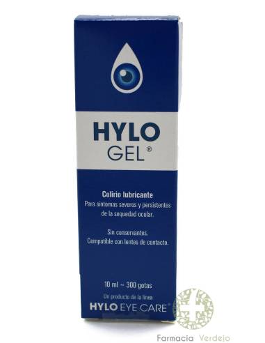 HYLO GEL 10 ML Colírio lubrificante para secura extrema